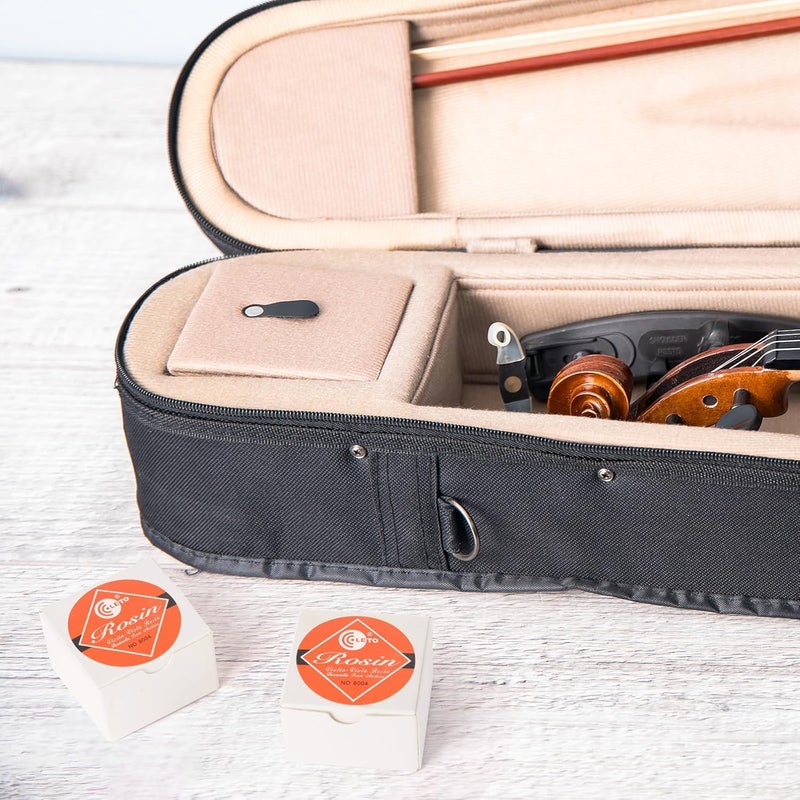 Ohlove Violin Rosin 2 Pack Light Low Dust Natural Rosin for Violin Viola Cello Bows (Red) - Image 5